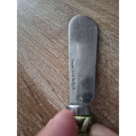 Vintage 5 Pieces Stainless China/butter knife, fork, spoon - Picture 2 of 2